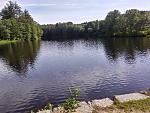 001 local rec area pond nice summer  day 6/17/18 ,should have bike mods more most done  by end of july