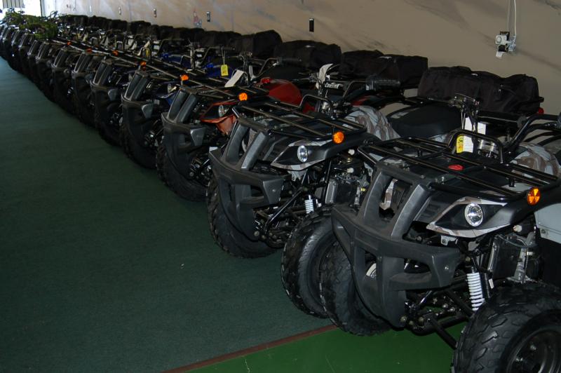 Sales Floor 3 22 13 (14)   Hard to capture the amount of new full size quads we have in stock.
