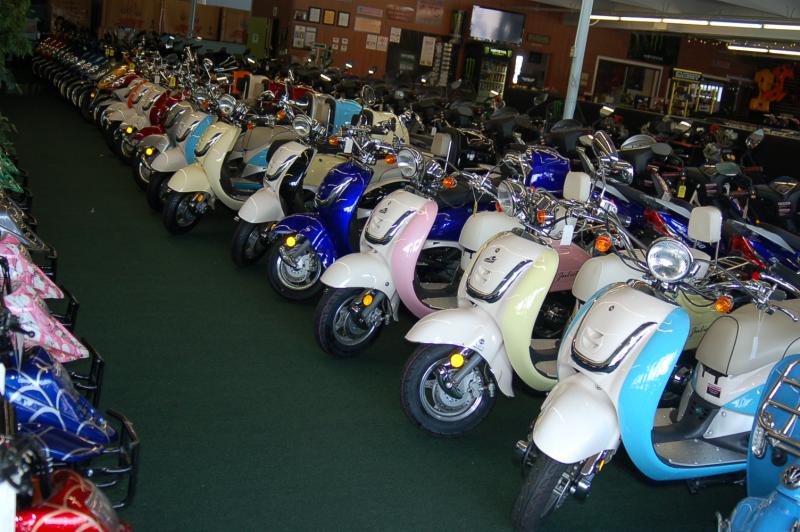 Sales Floor 3 22 13 (10)   A small taste of the Scooter Section.