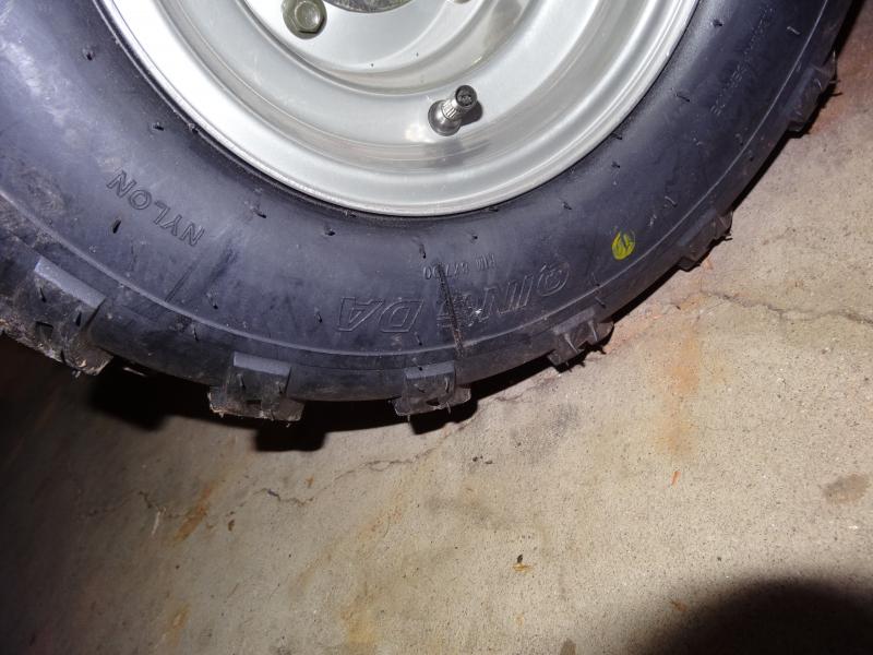 Shipping slash in tire