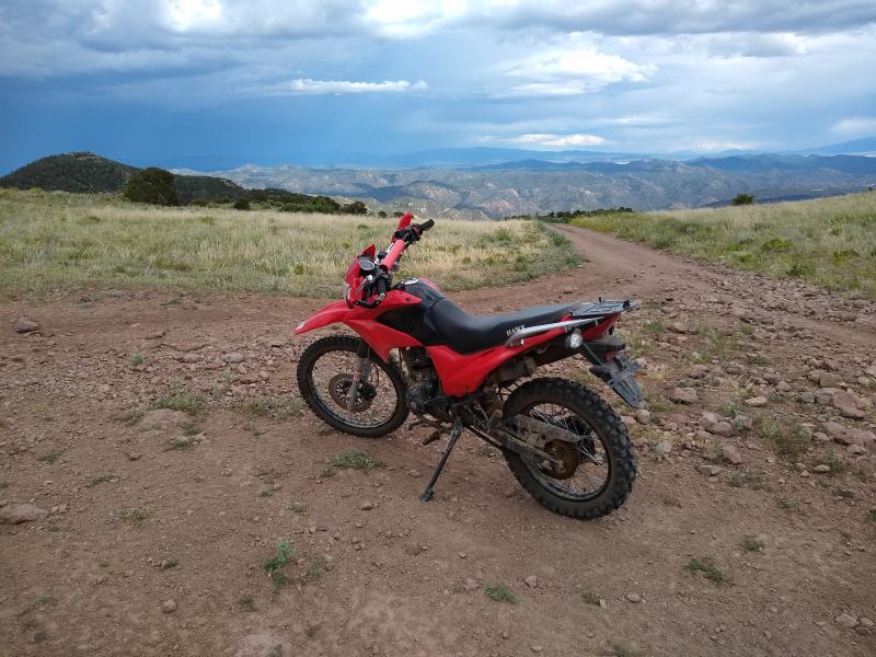 at the top of Texas Creek OHV