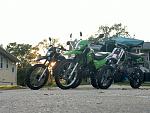 Left 2018 Hawk 250 
Middle my 2015 Hawk 250 
Right 2017 Coolster 125 pit bike